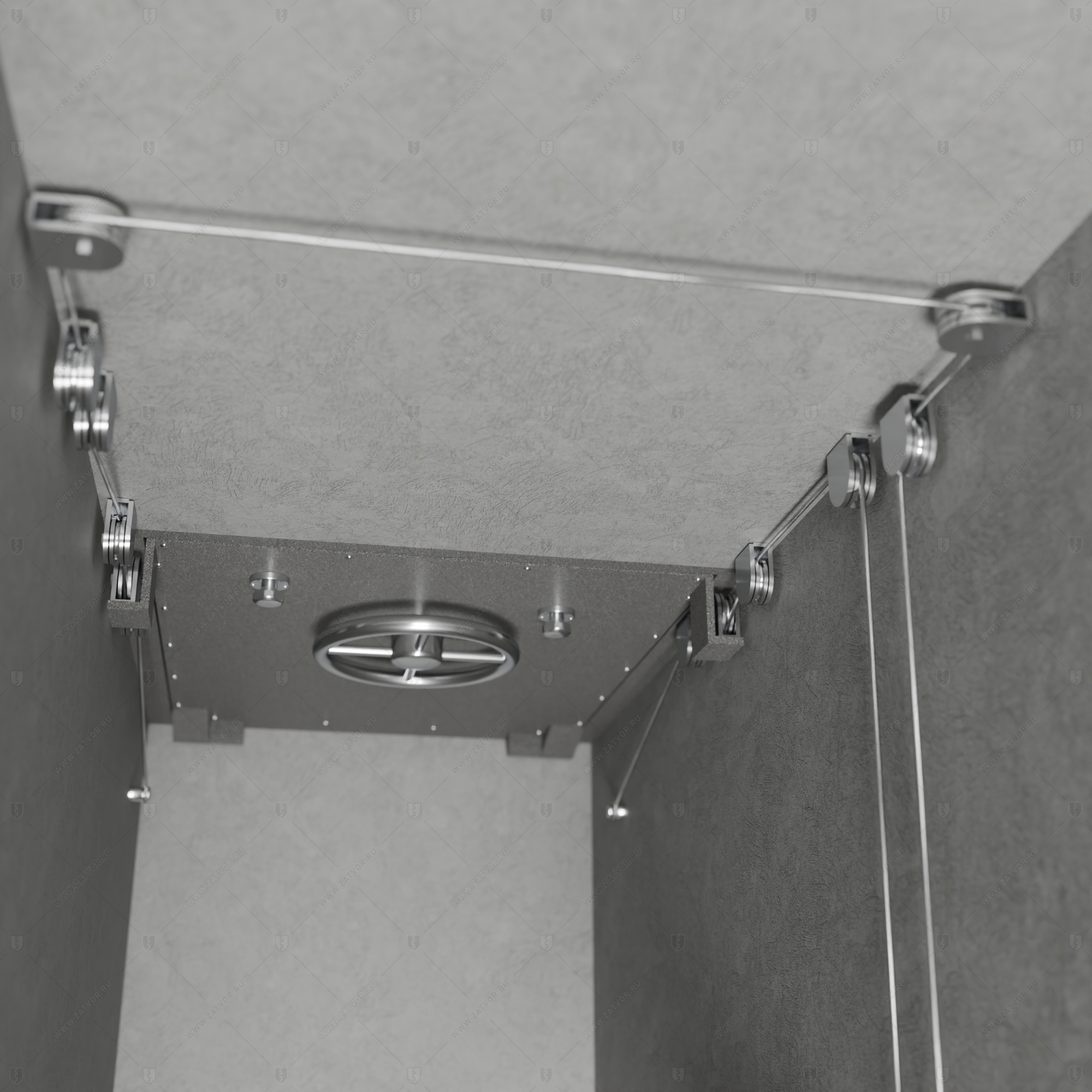 Аварийный противопожарный люк "Акмон" для комнаты спасения БАСТИОН-7_6