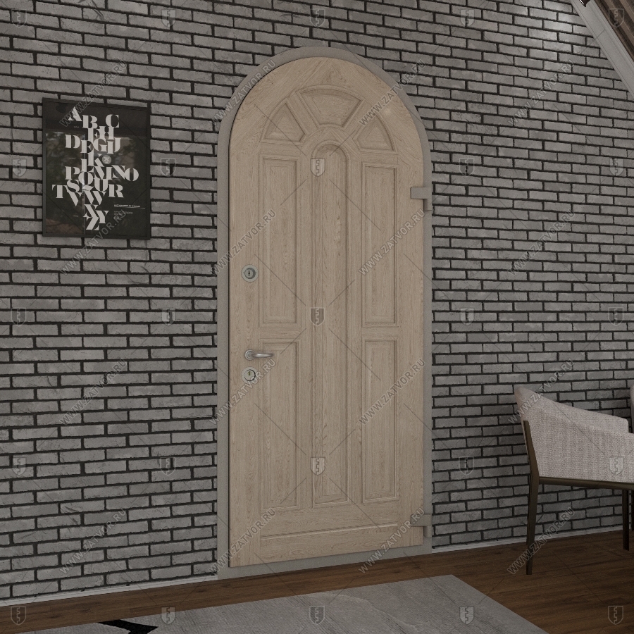 Арочная входная дверь "Климена" БАСТИОН-2_4