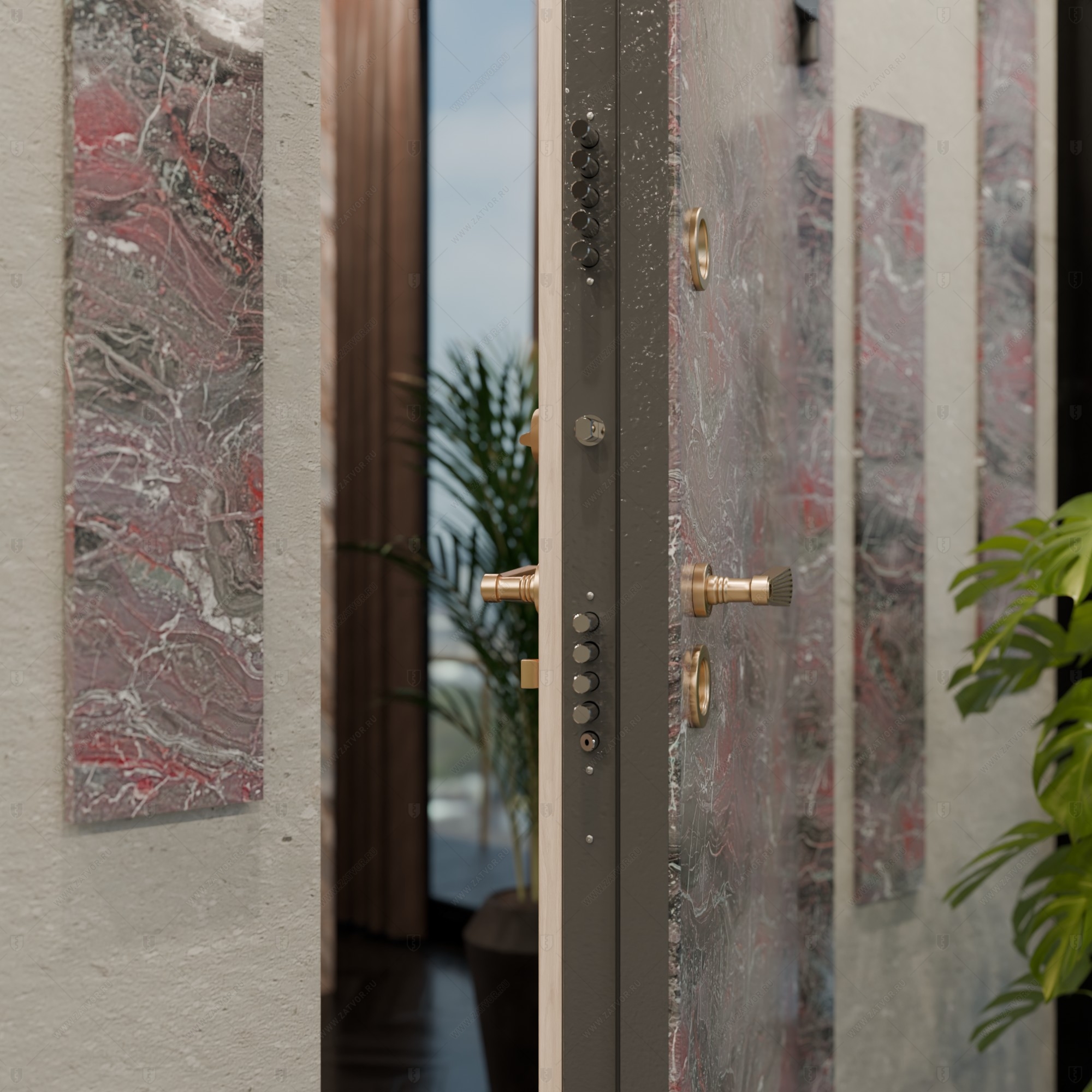 Взломостойкая входная дверь "Рия" БАСТИОН-2_12