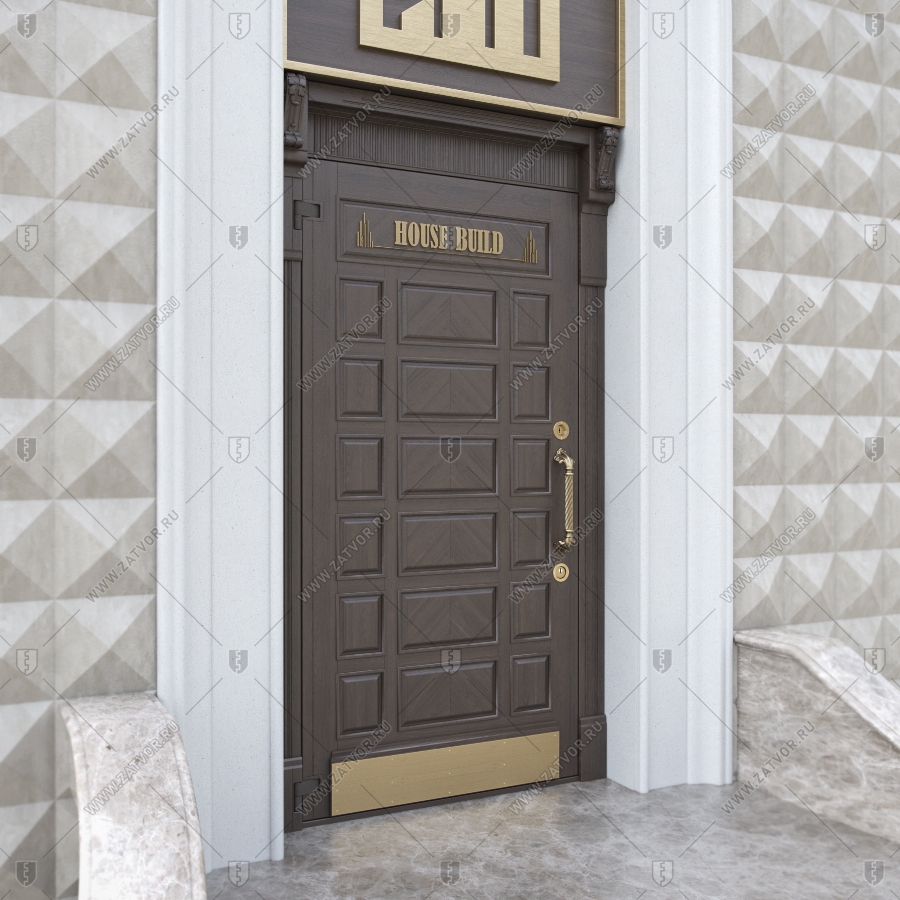 Входная группа для офиса "Урония" БАСТИОН-2_4