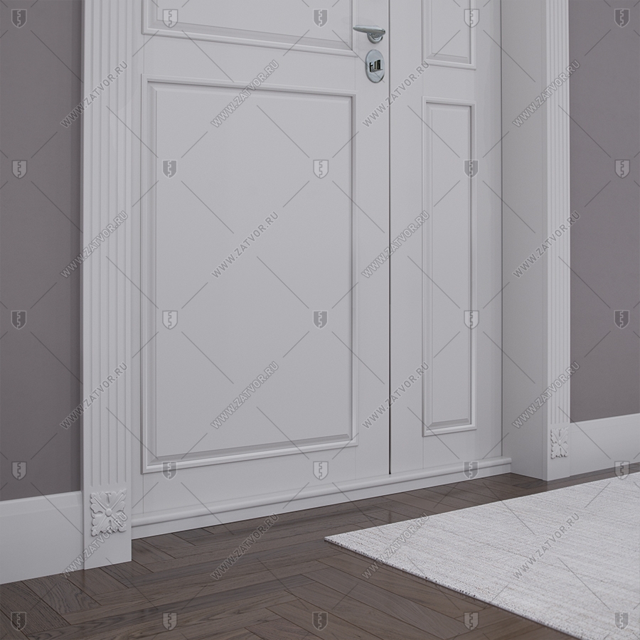 Двустворчатая входная дверь"Мусика" БАСТИОН-1 _17