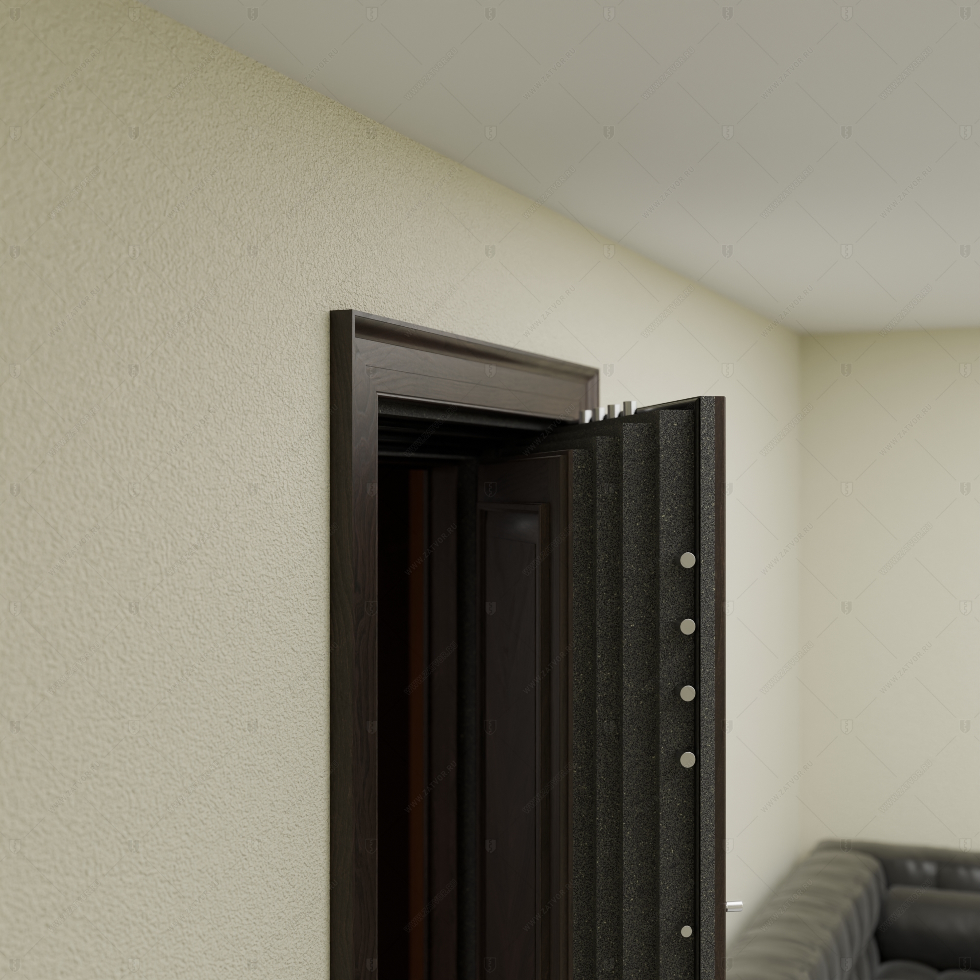 Пожаростойкая внутренняя стальная дверь "Галатея" БАСТИОН-7_10