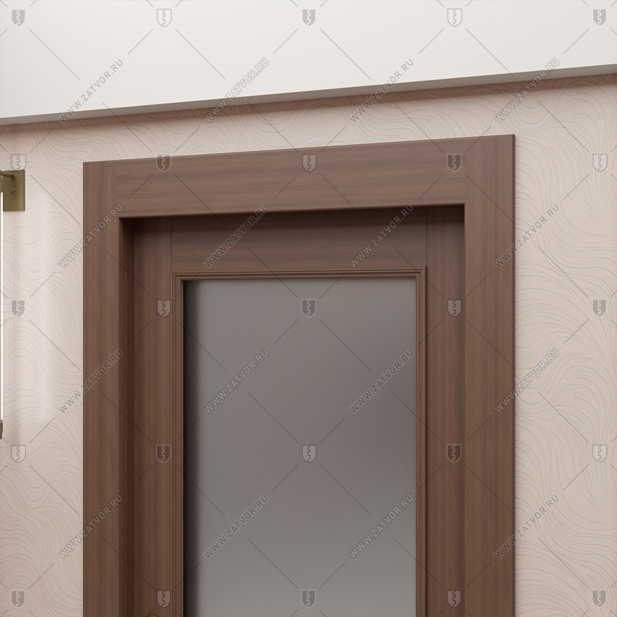 Внутренняя межкомнатная стальная дверь со стеклом "Йота" СуперЛюкс_10