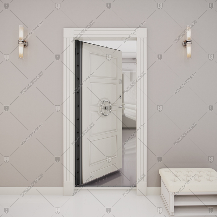 Входная взломостойкая дверь "Эмфрит" БАСТИОН-3 с лакировкой Люкс_7