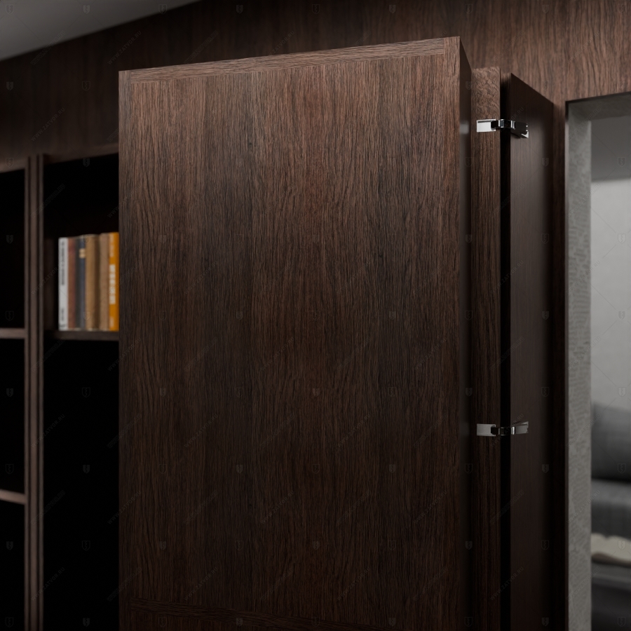 Шкаф распашной на колесах в составе мебельной "стенки"_7