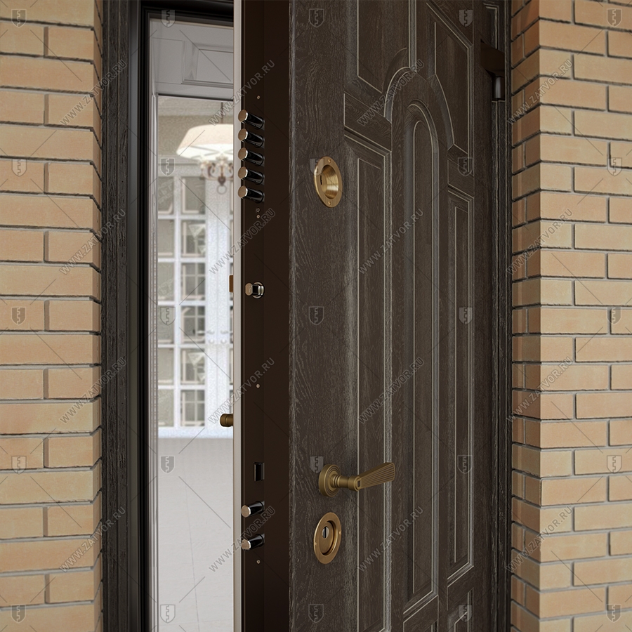 Пожаростойкая бронированная входная дверь "Феодамант" БАСТИОН-3 BR4 EIS60_9