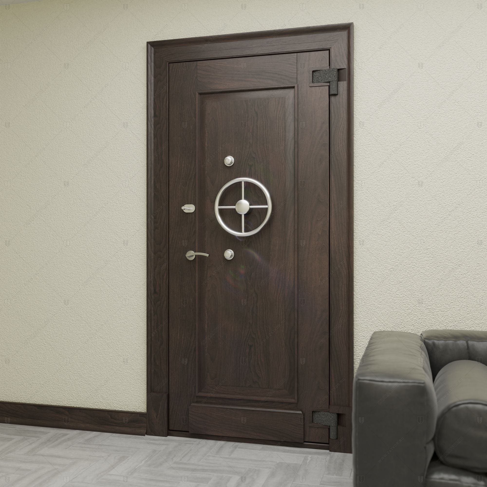 Пожаростойкая внутренняя стальная дверь "Галатея" БАСТИОН-7_5