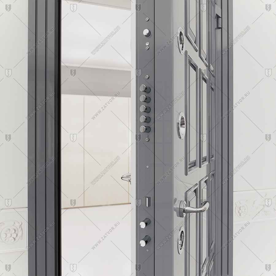 Входная взломостойкая дверь "Эмфрит" БАСТИОН-3 с лакировкой Люкс_8