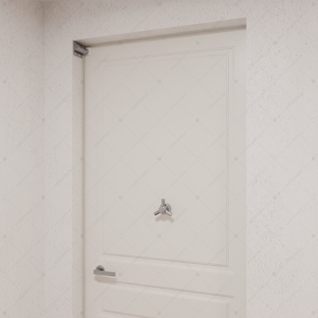 Скрытая дверь "Эос" БАСТИОН-1 с панелью в виде зеркала_11