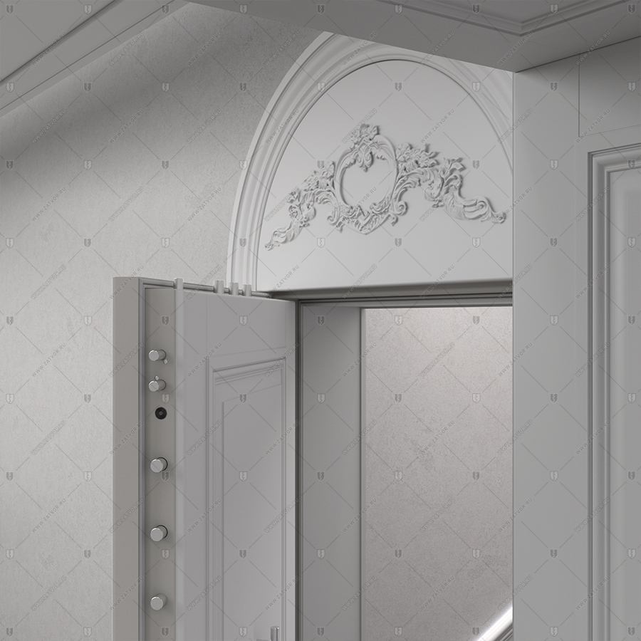 Бронированная арочная входная дверь "Фон" БАСТИОН-3 BR4 _12