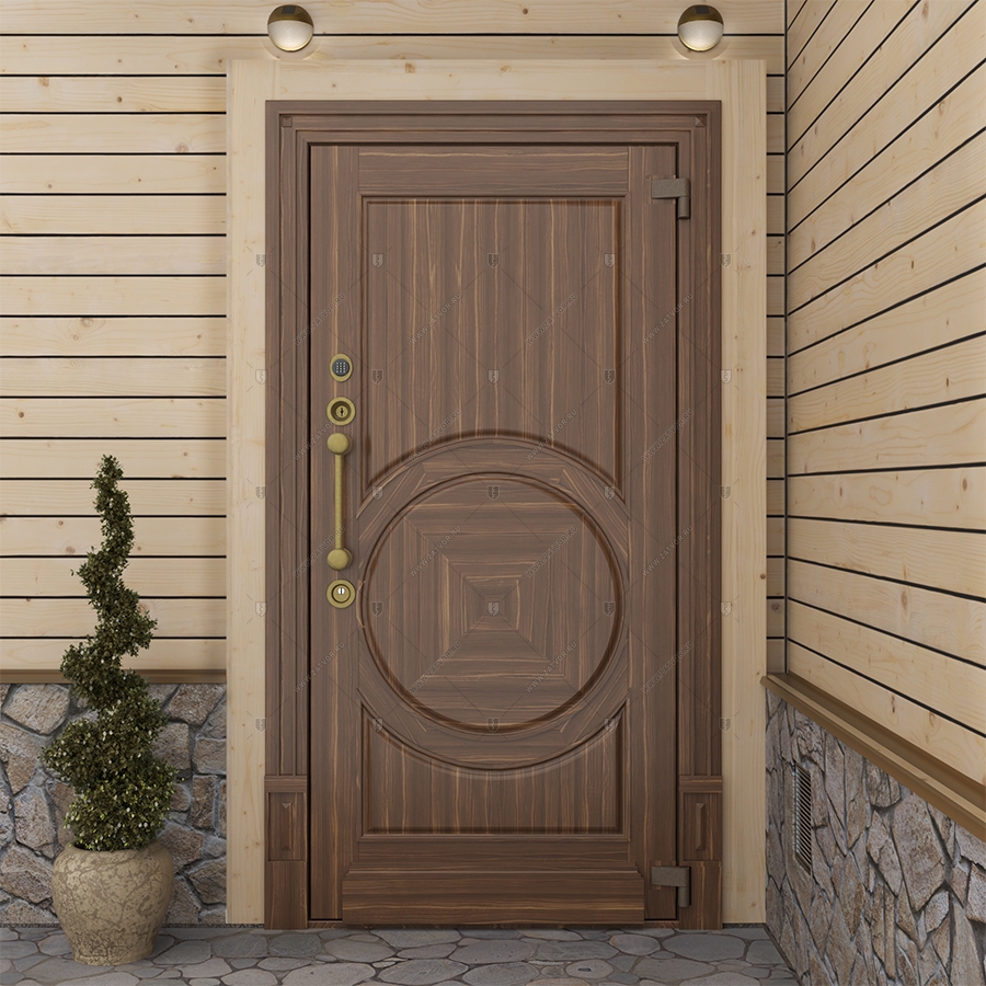 Пожаростойкая бронированная входная дверь "Полибот" БАСТИОН-3 BR4 EIS60_2