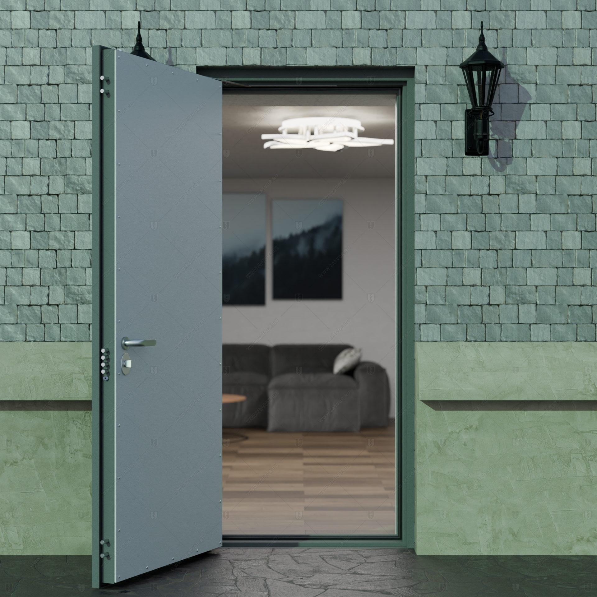 Взломостойкая входная дверь "Крон" БАСТИОН-1_6