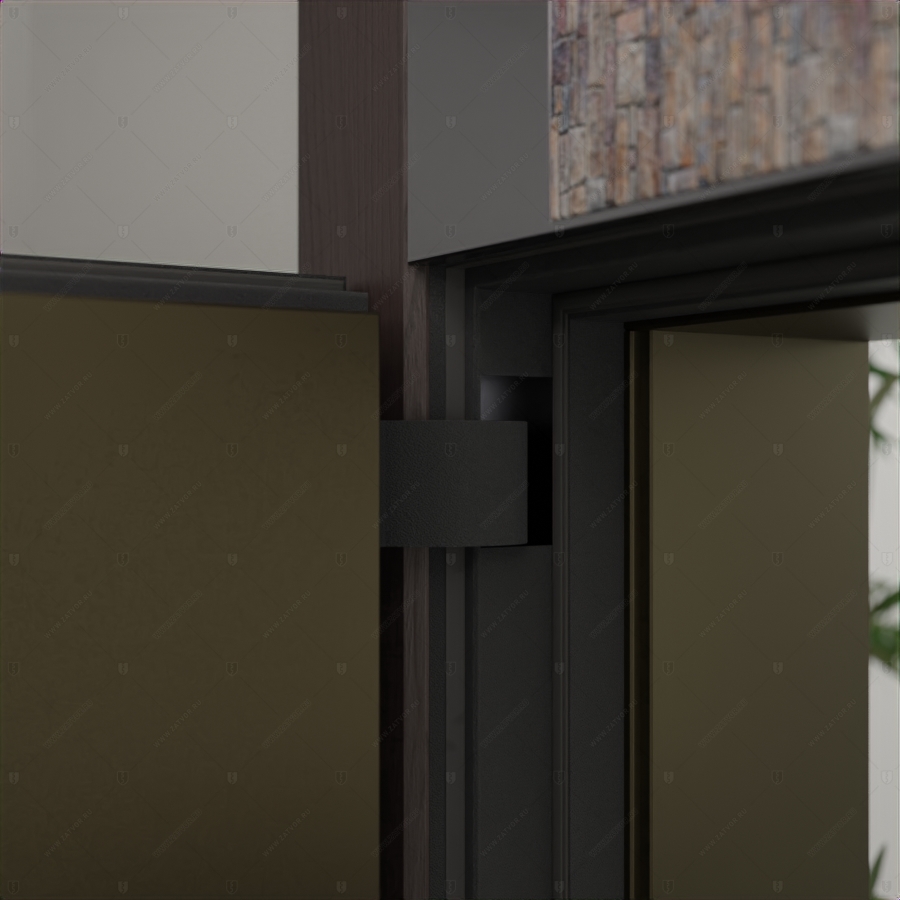 Пожаростойкая внутренняя входная дверь "Рек" БАСТИОН-3 BR4 EIS60_11