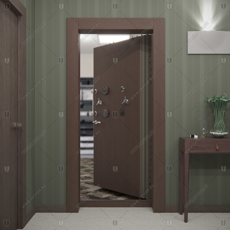 Внутренняя сейфовая стальная дверь "Прометей" БАСТИОН-8_6