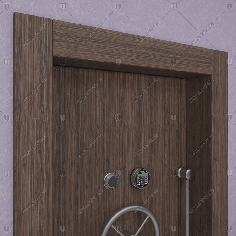 Взломостойкая внутренняя пожаростойкая сейфовая дверь "Апелиот" БАСТИОН-5 EIS60_12