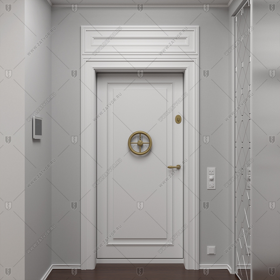 Пожаростойкая бронированная входная дверь "Элент" БАСТИОН-3 BR4 EIS60_3