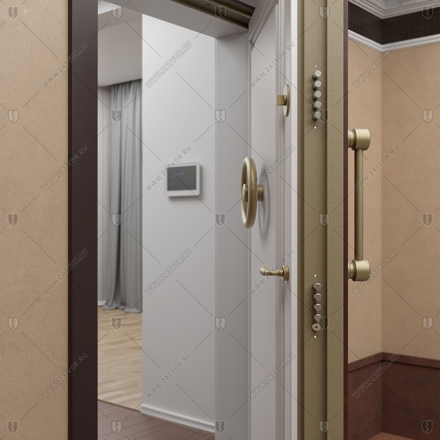 Пожаростойкая бронированная входная дверь "Элент" БАСТИОН-3 BR4 EIS60_9