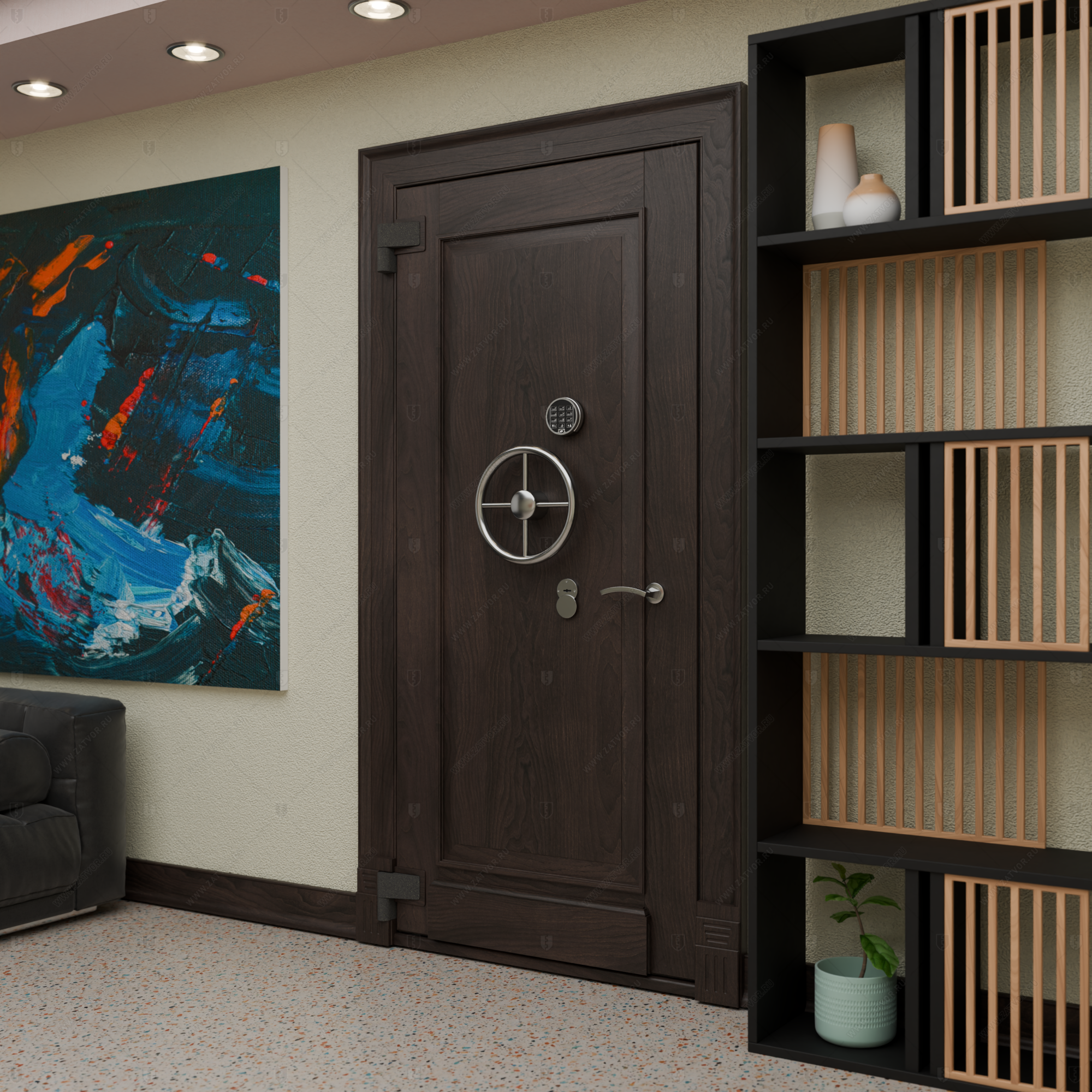 Взломостойкая сейфовая дверь "Фетида" БАСТИОН-6_4