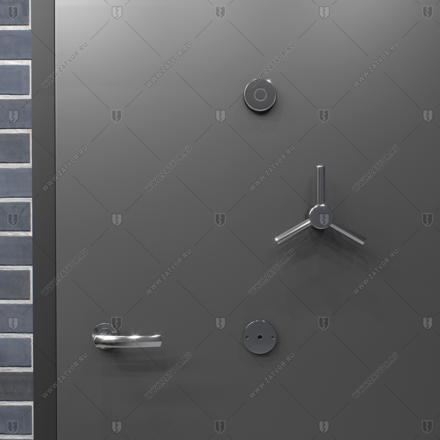 Взломостойкая пожаростойкая сейфовая дверь "Эгеон" БАСТИОН-3_9