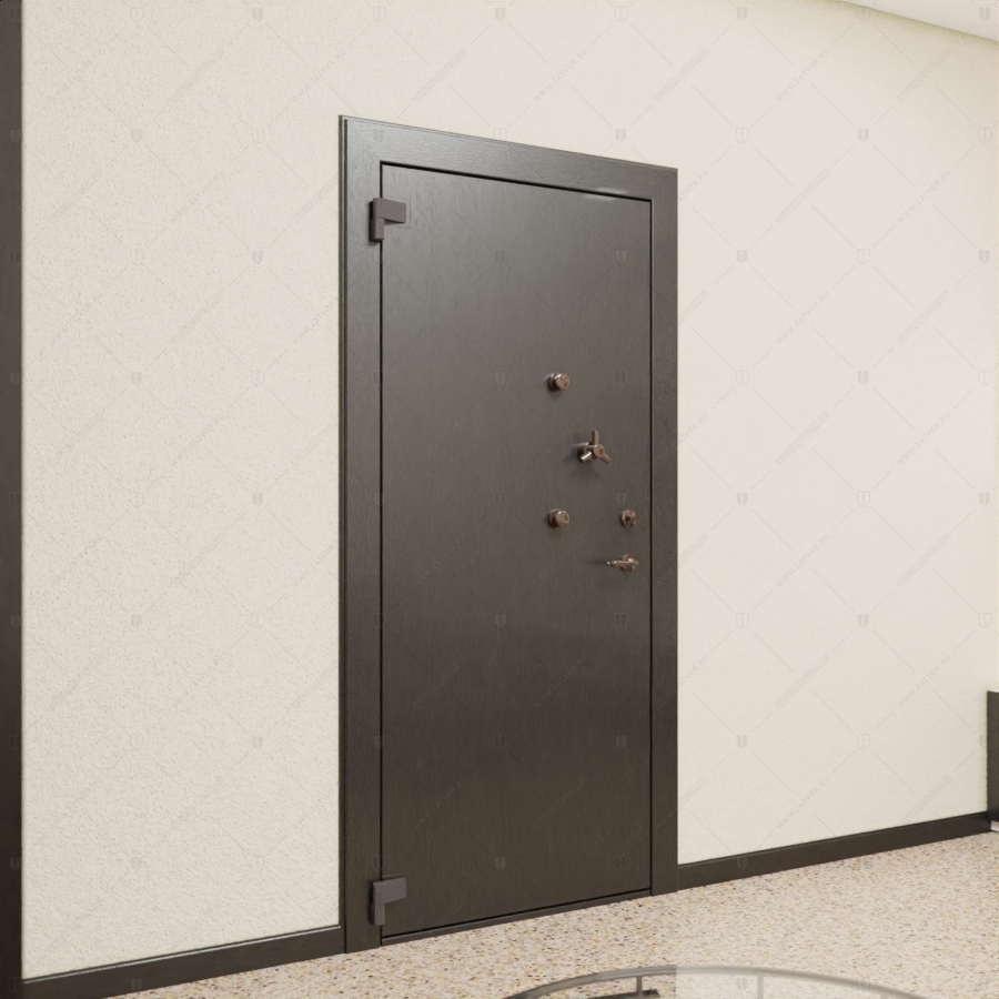 Пожаростойкая внутренняя стальная дверь "Лахеса" БАСТИОН-3_5