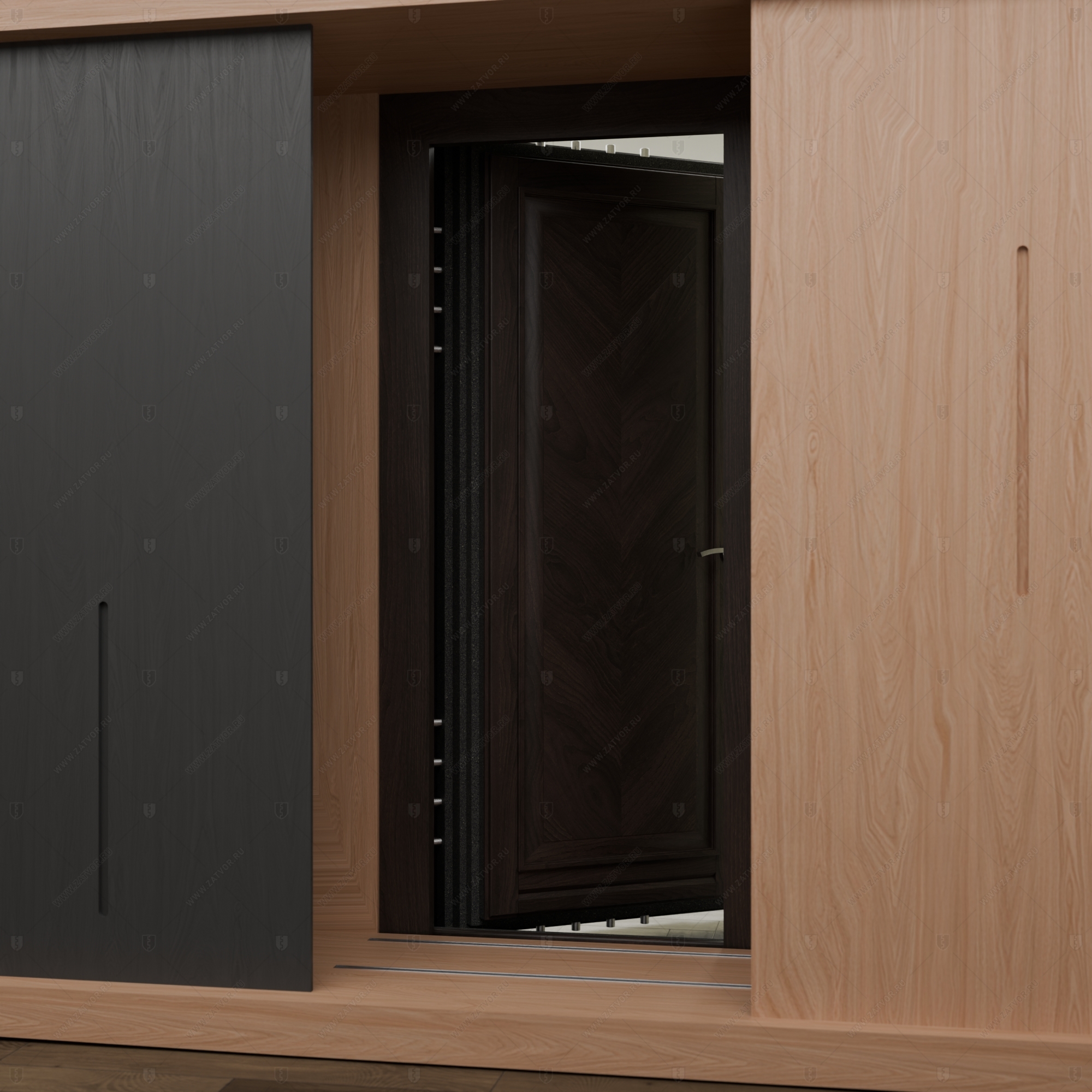 Пожаростойкая внутренняя стальная дверь "Галатея" БАСТИОН-7_6