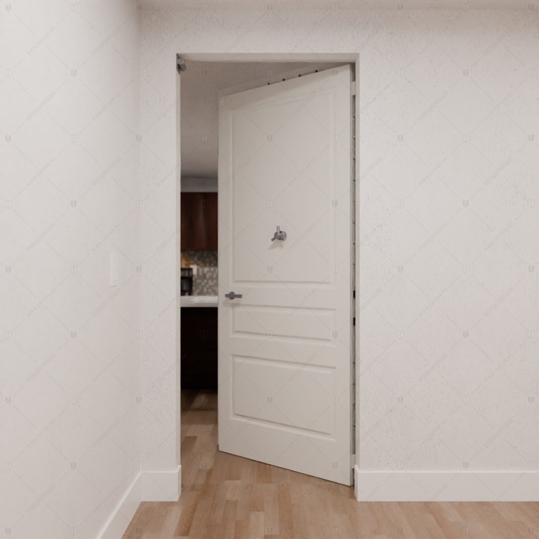 Скрытая дверь "Эос" БАСТИОН-1 с панелью в виде зеркала_8