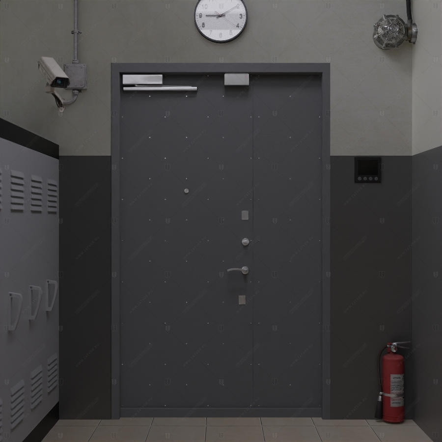 Двустворчатая входная дверь "Фоонт" БАСТИОН-2_3