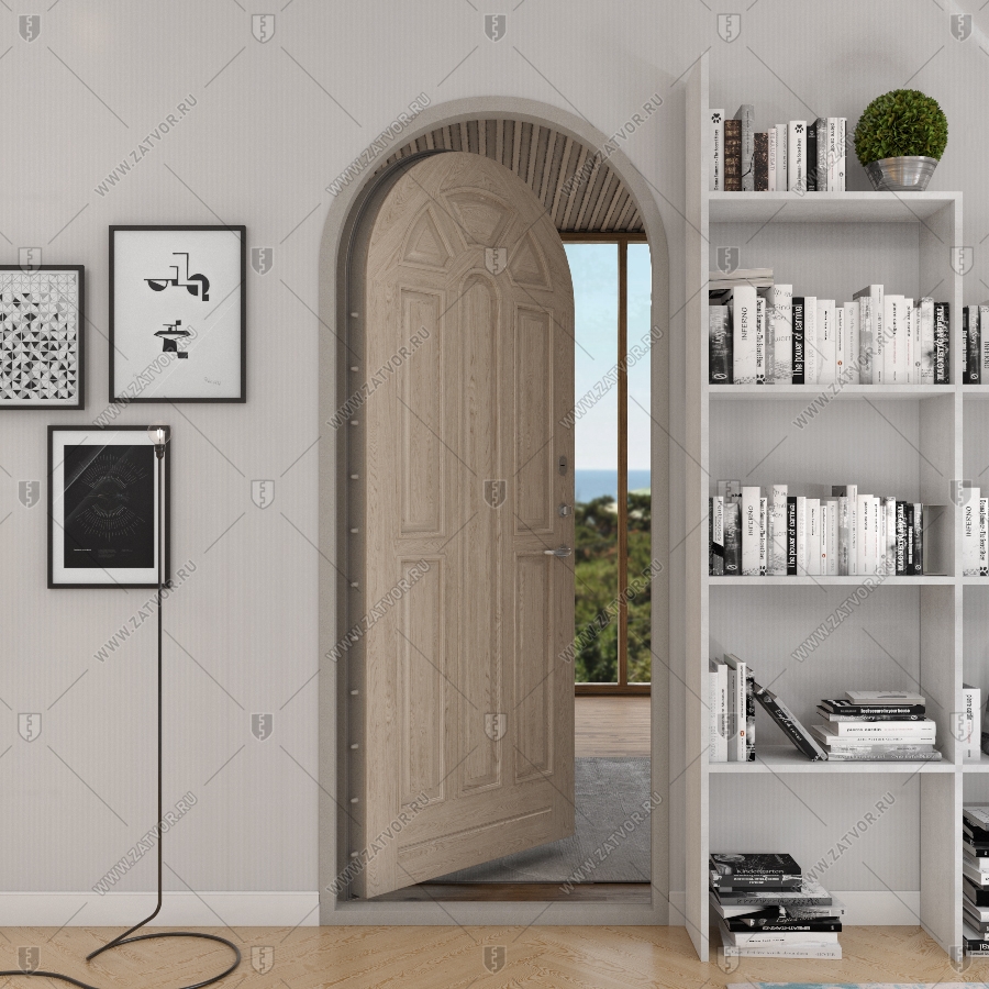 Арочная входная дверь "Климена" БАСТИОН-2_7