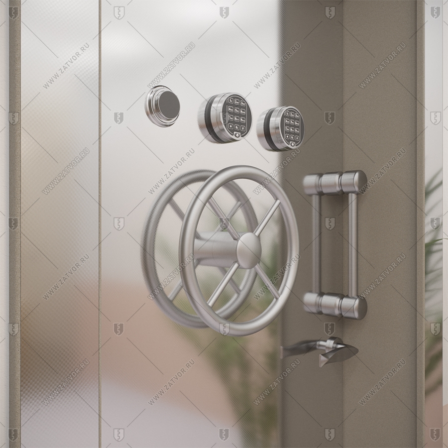 Взломостойкая внутренняя бронированная сейфовая дверь БАСТИОН-3 BR4 "Абес"_17