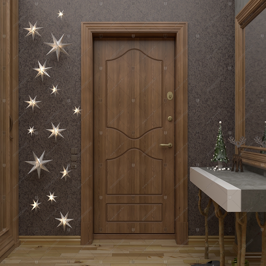 Пожаростойкая взломостойкая входная дверь "Мелибея" БАСТИОН-2 EIS60_3