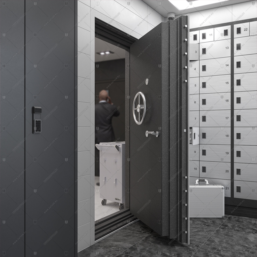 Внутренняя взломостойкая пожаростойкая сейфовая дверь "Перс" БАСТИОН-6 EIS60_7