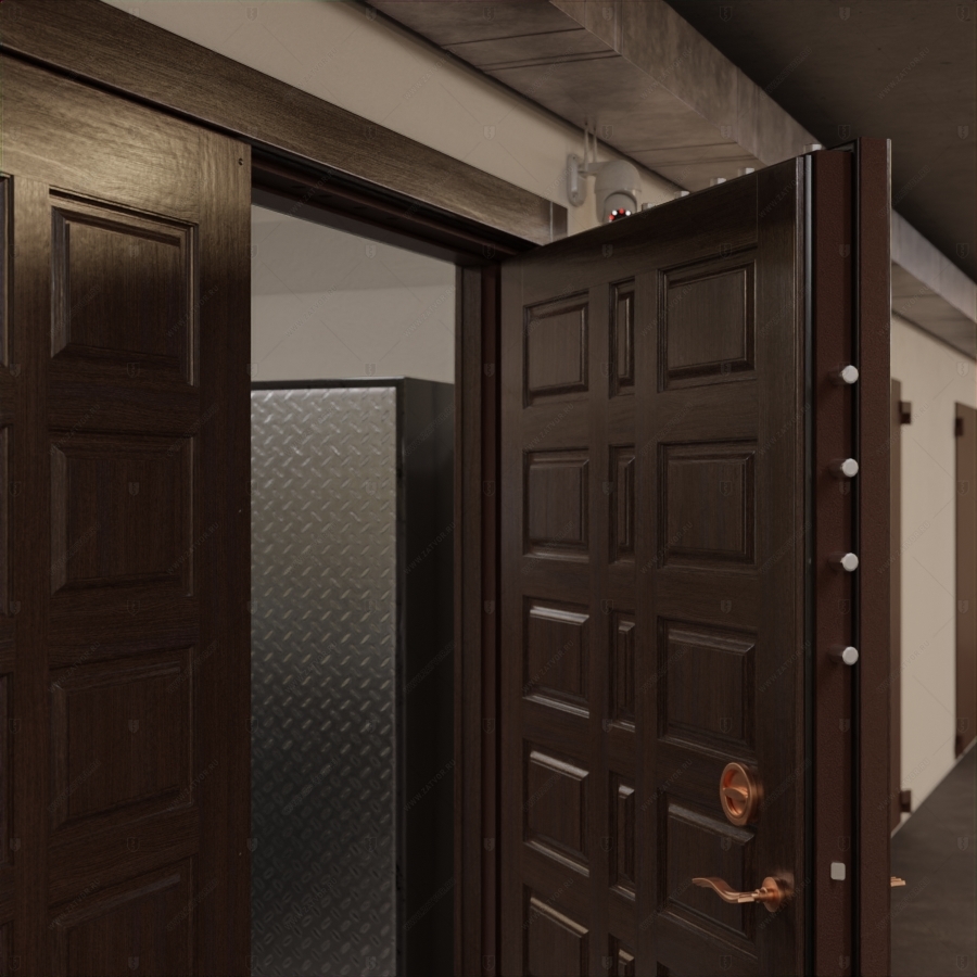 Пожаростойкие стальные ворота "Пик" БАСТИОН-3 EIS60_9