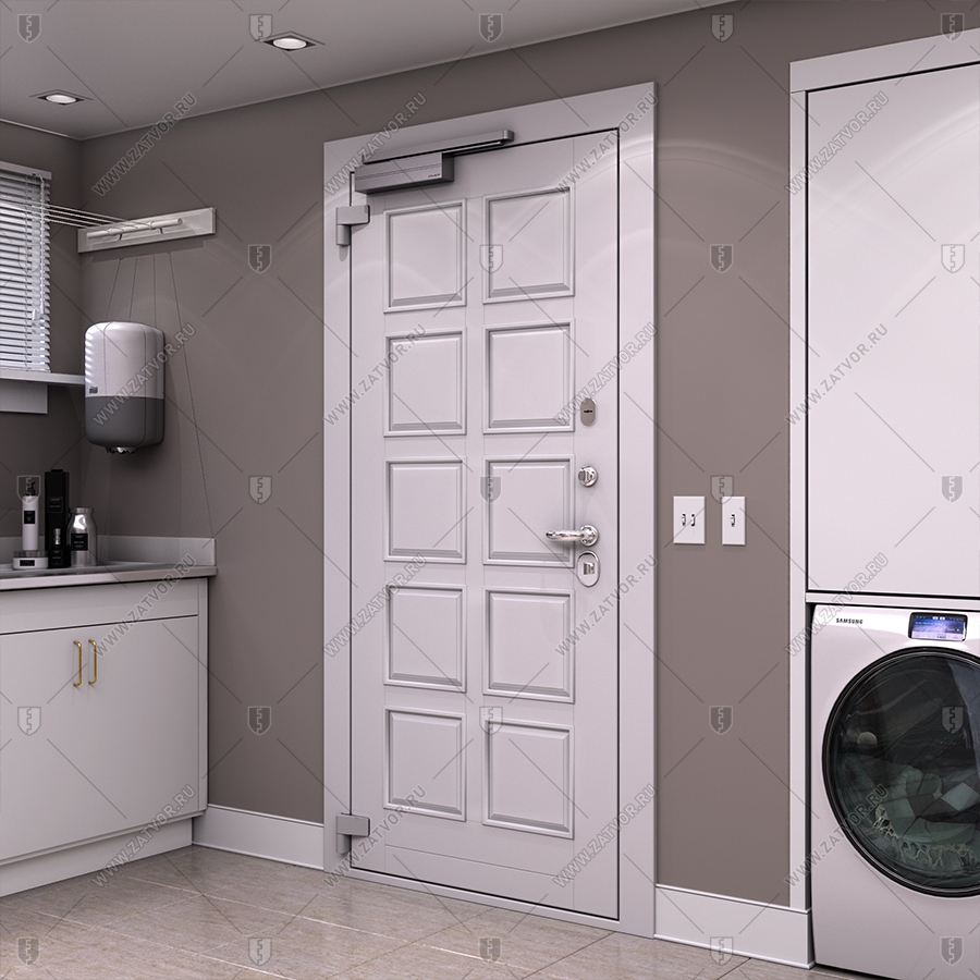 Внутренняя бронированная входная дверь "Клития" БАСТИОН-2 BR4_5