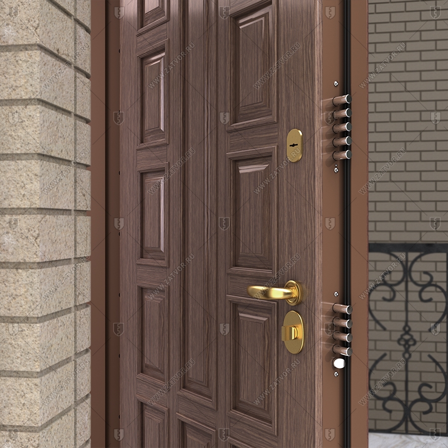 Арочная входная дверь "Офион" БАСТИОН-3_9