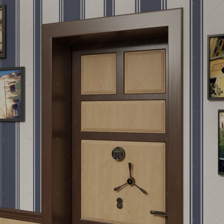 Взломостойкая внутренняя сейфовая дверь "Айса" БАСТИОН-3_10