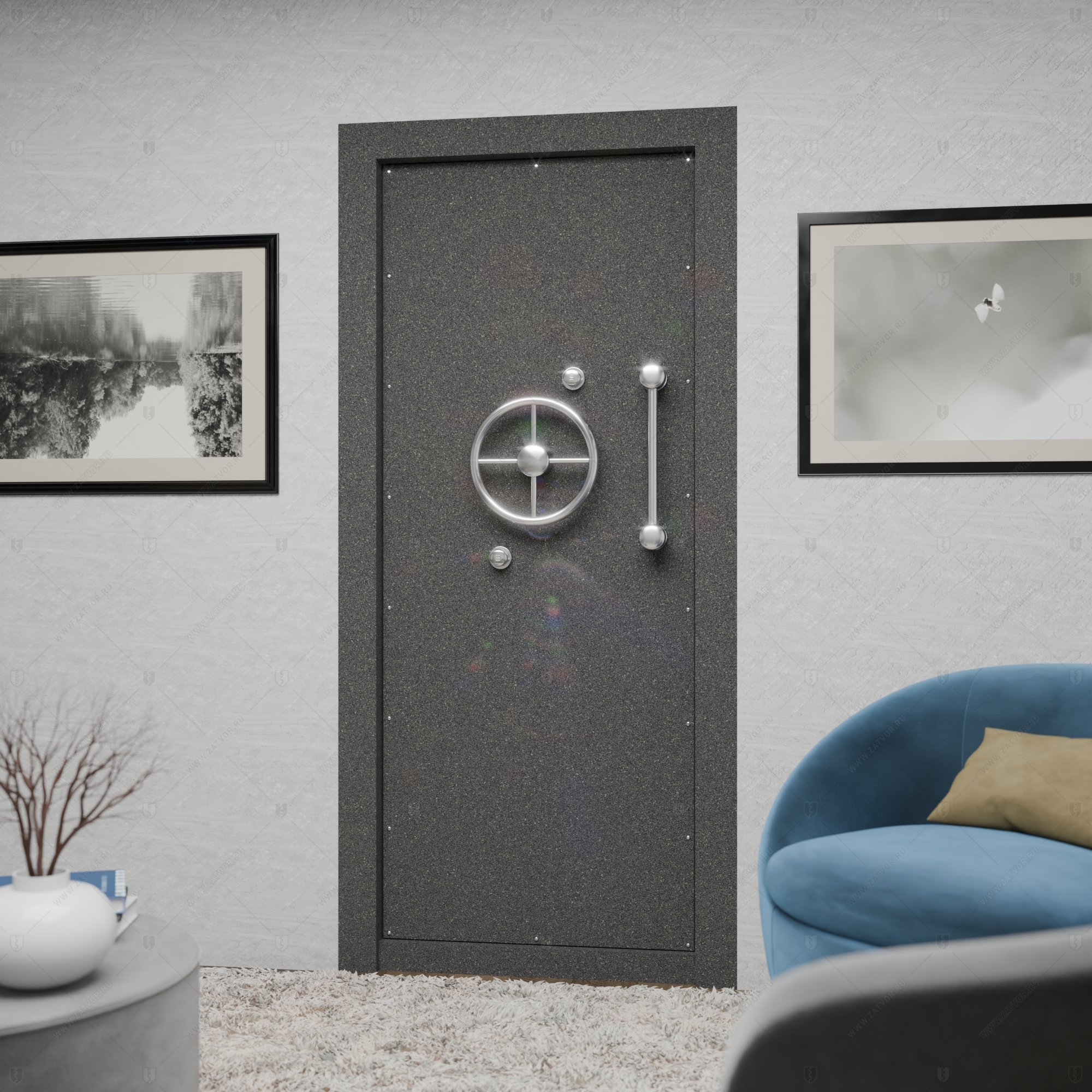 Пожаростойкая стальная дверь "Иапег" БАСТИОН-1_11