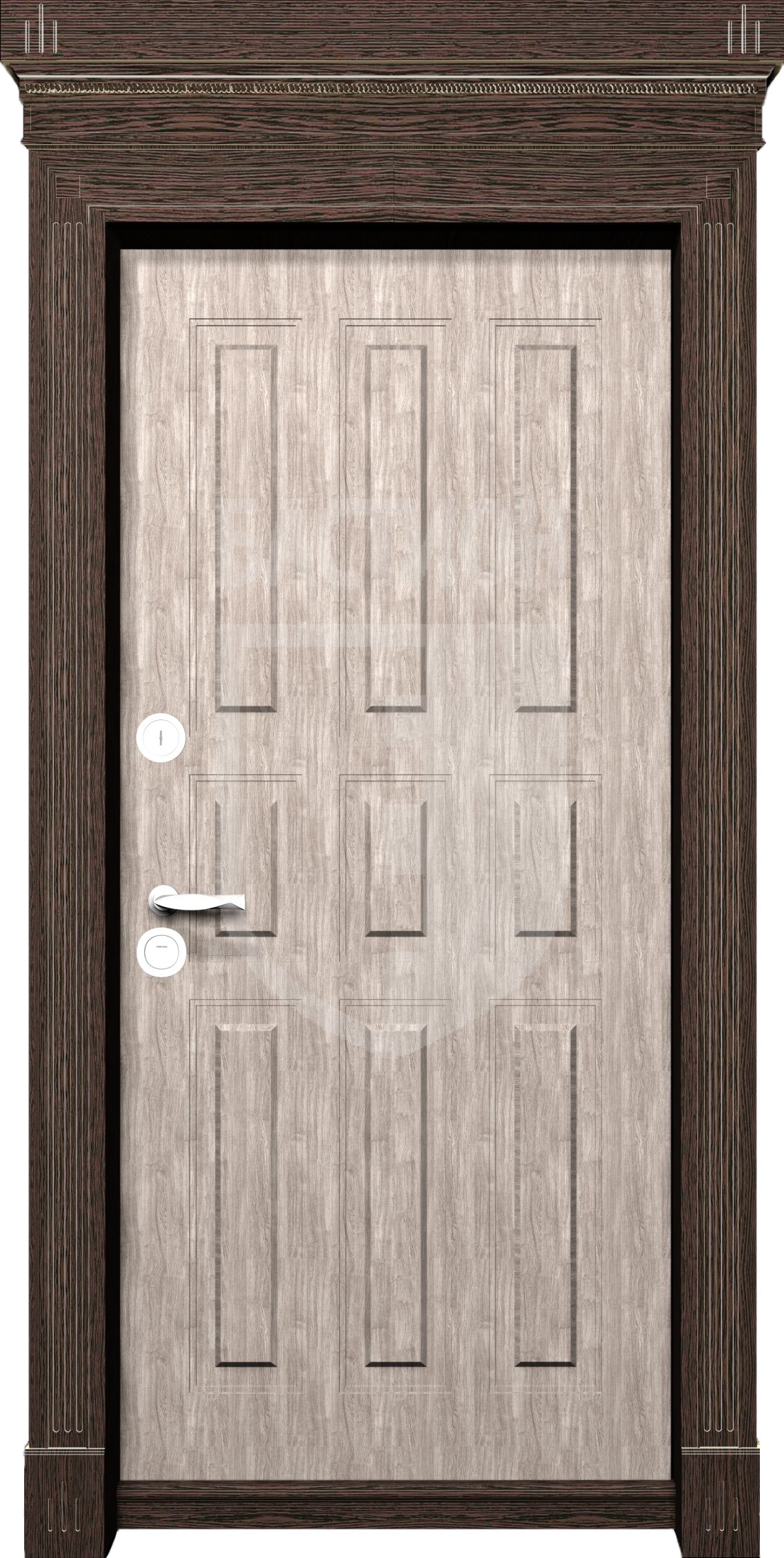 Наличники "Эдельвейс" из массива дуба