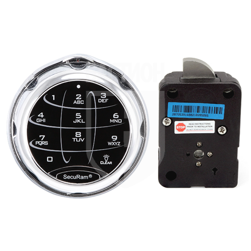 Блокиратор электронно-комбинационный биометрический Securam Safe Logic Xtreme