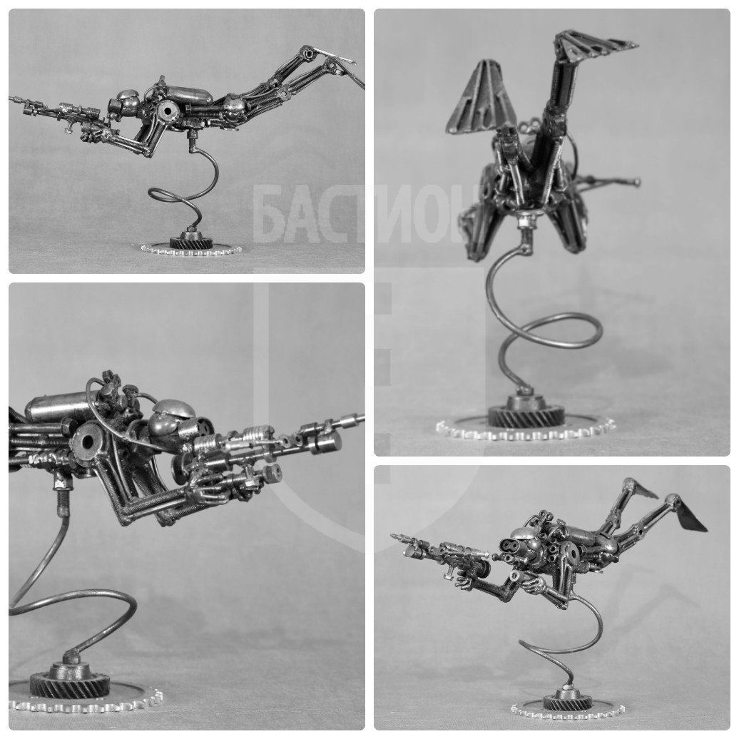 Металлическая декоративная фигурка "Дайвер"_0