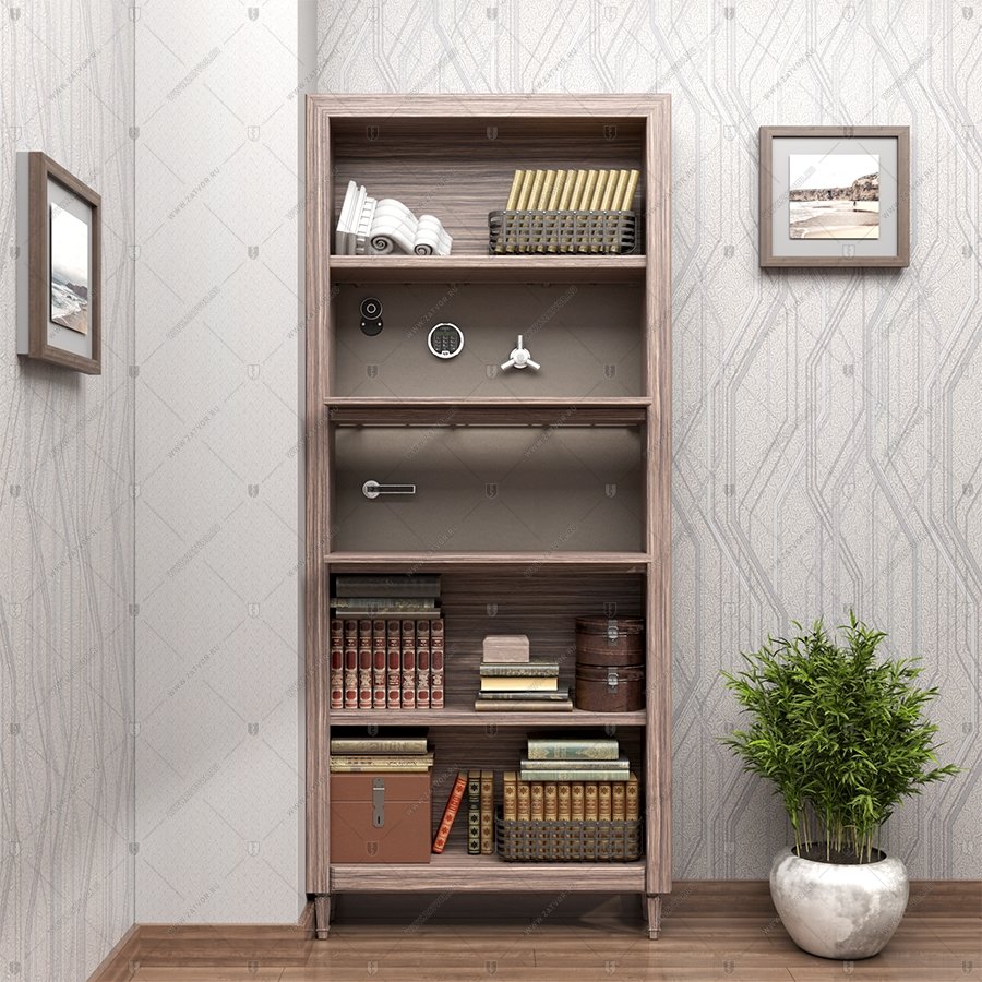 Наружная панель с имитацией под шкаф с полками