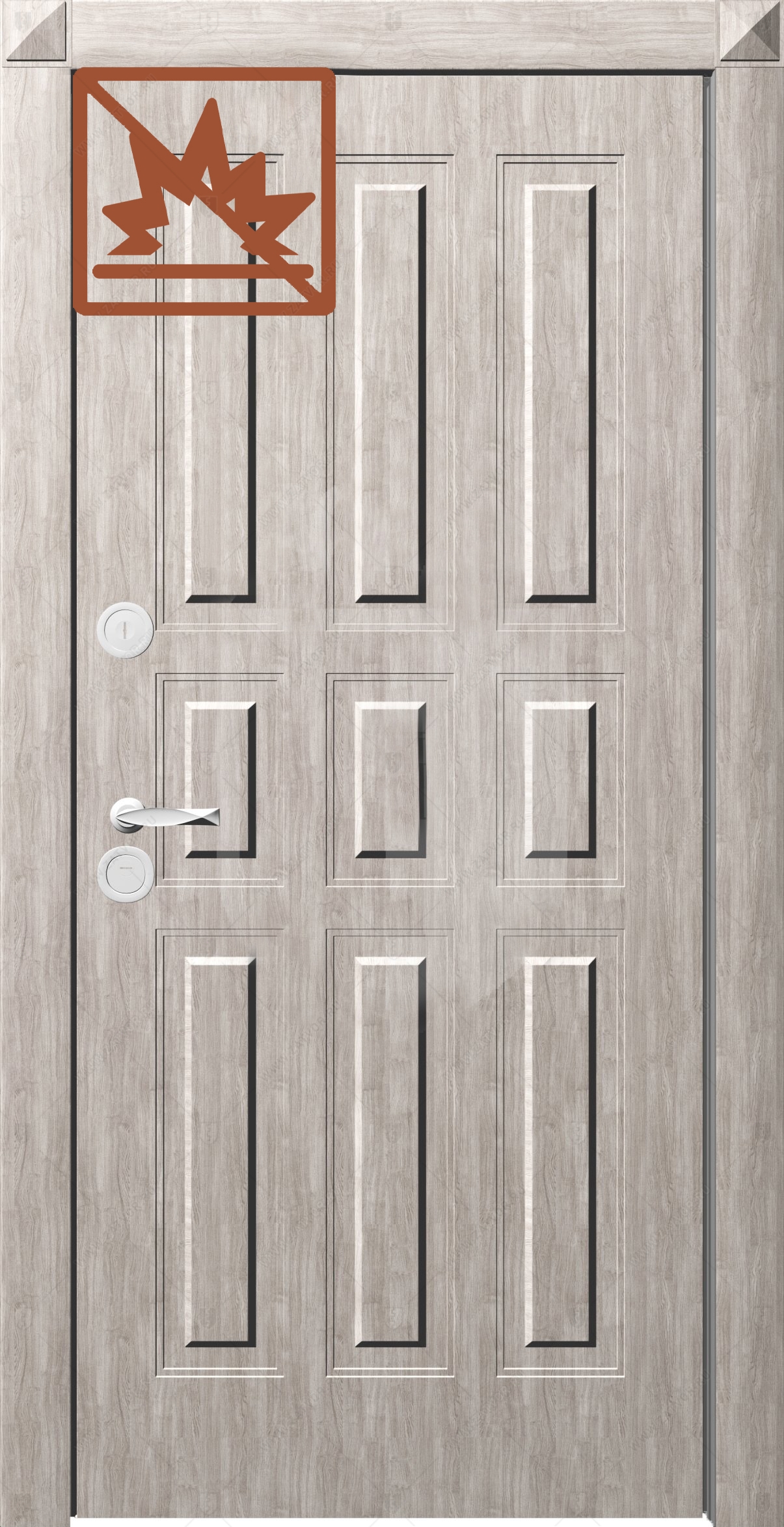 Взрывозащитное исполнение дверного блока 500 тнт