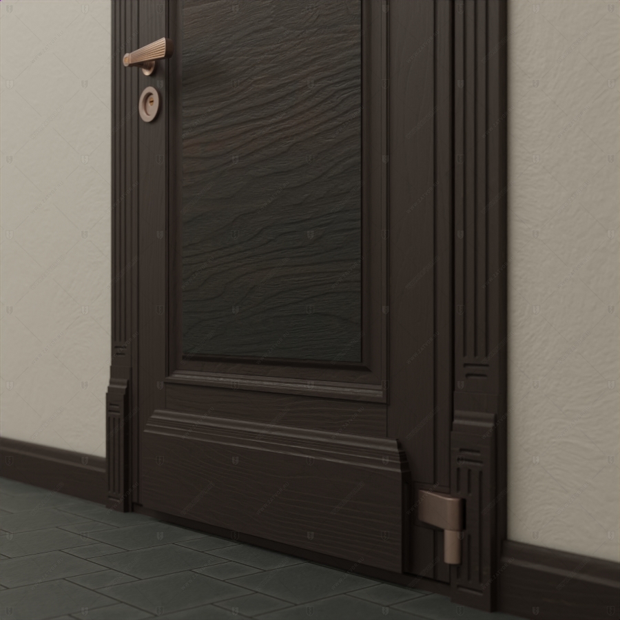 Отбойная декоративная доска внизу панели (статичная)