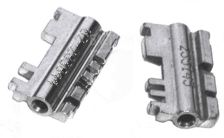 Комплект кодовых головок (бит) для разъемных ключей к ключевому сейфовому блокиратору Rosengrens RKL-10 (2 штуки)