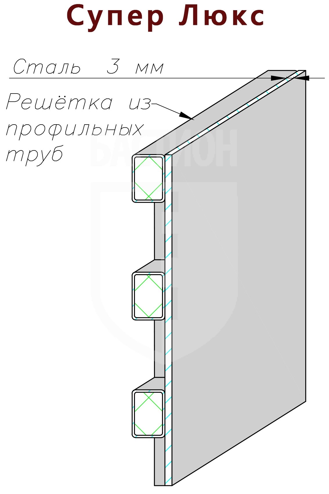 Стальные панели категории СуперЛюкс_0