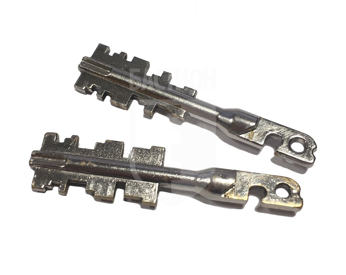 Комплект кодовых головок (бит)  для разъемных ключей к ключевому сейфовому блокиратору замку Sargent and Greenleaf 6880 (2 штуки)