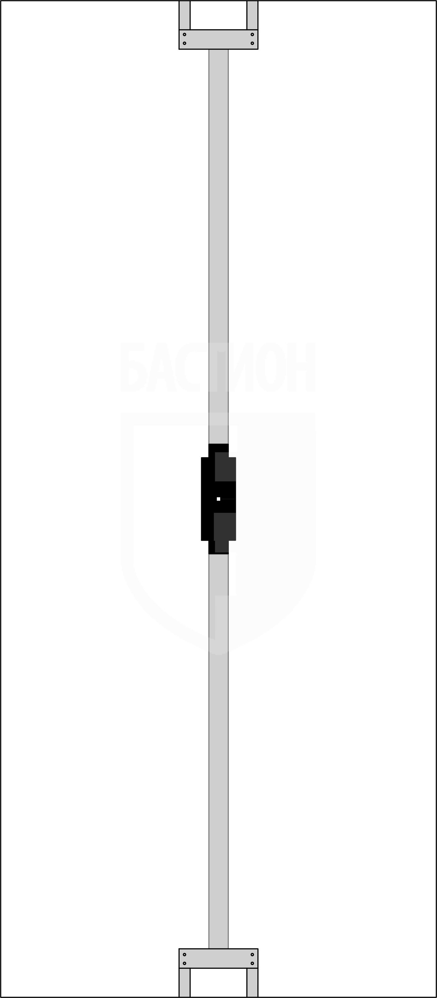 Двухсторонняя ригельная система (2+2)