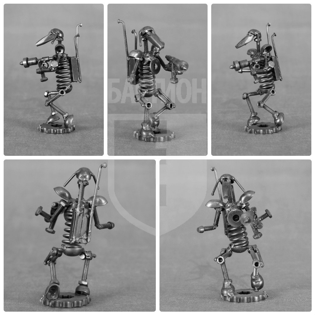 Металлическая декоративная фигурка "Собака"_0