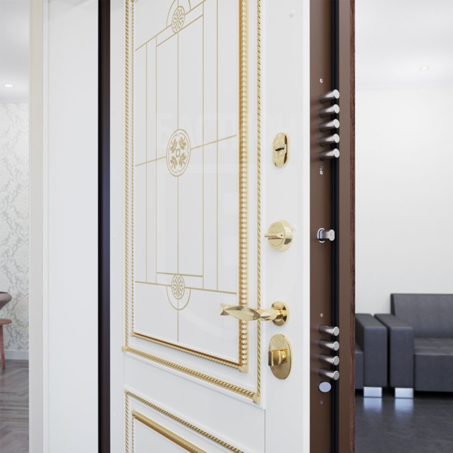 Рисунок на филенке (плоский декор)