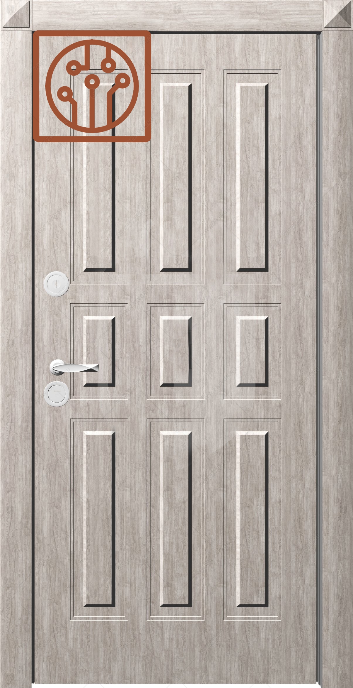 Экранированное исполнение дверного блока