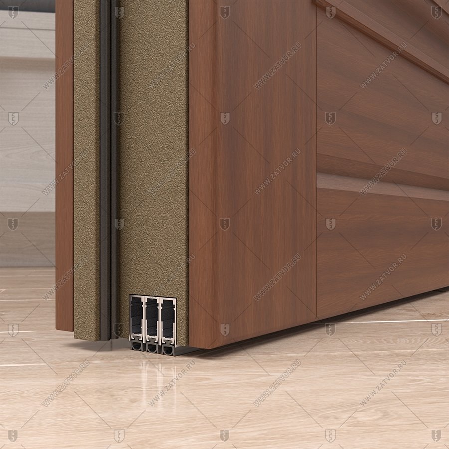 Автоматически выдвигаемый порог для входных дверей (уплотнитель)